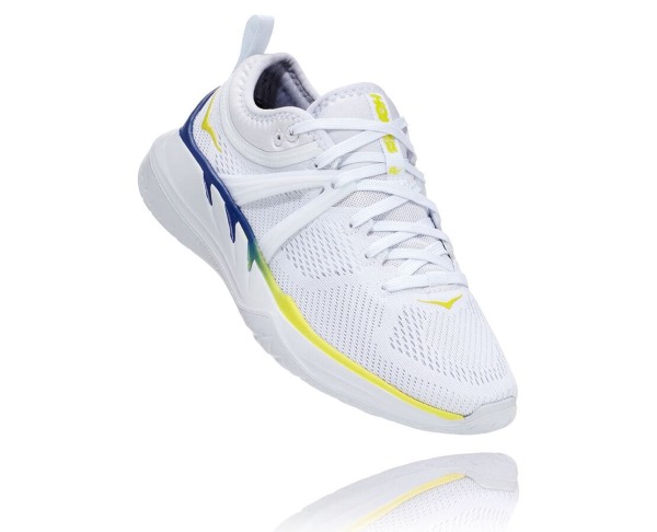 Hoka One One Tivra Womens UK - White Road Running Shoes - KPZXL1529